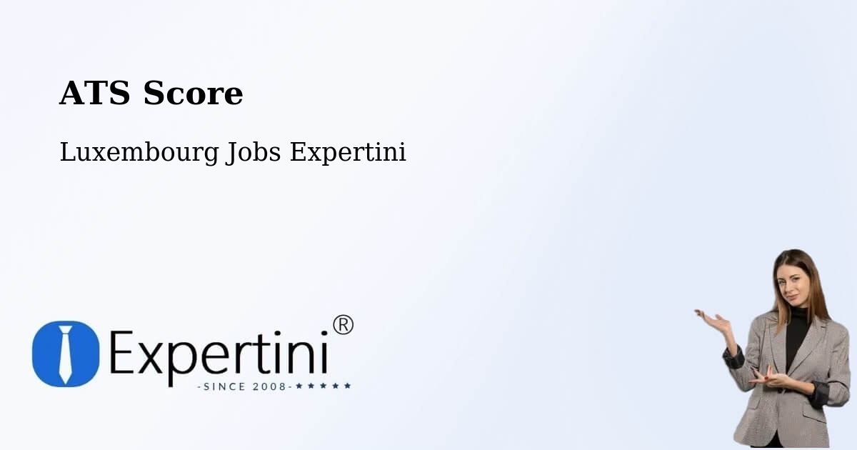 Resume ATS Score & Job Description Match Tool – Alzingen - Luxembourg Jobs Expertini