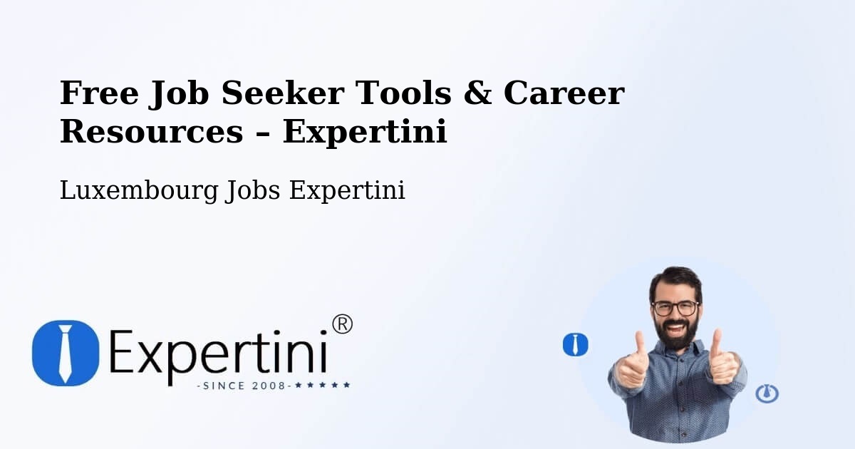 Free Job Seeker Tools & Career Resources – Alzingen - Alzingen, Luxembourg Jobs Expertini